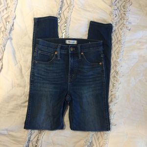 Madewell 10" High Rise Skinny Jeans Sz 24